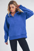 Long Drea Half-Zip Hoodie - DAVERRI FASHIONS