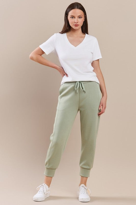 Women's Plain V-neck Cotton T-shirt | T-Shirts Daverri Fashions