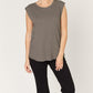 So Cool Vintage Slub Cotton Muscle Tank DULL GREY Tops