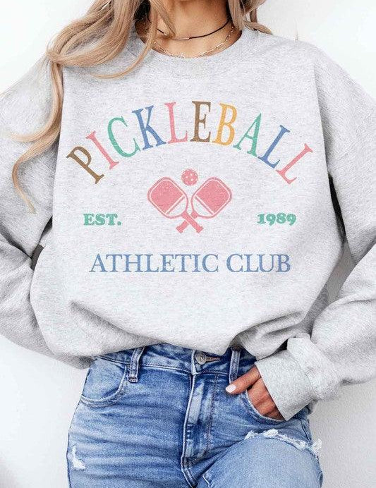 PICKLEBALL GRAPHIC SWEATSHIRT ASH Sweatshirts