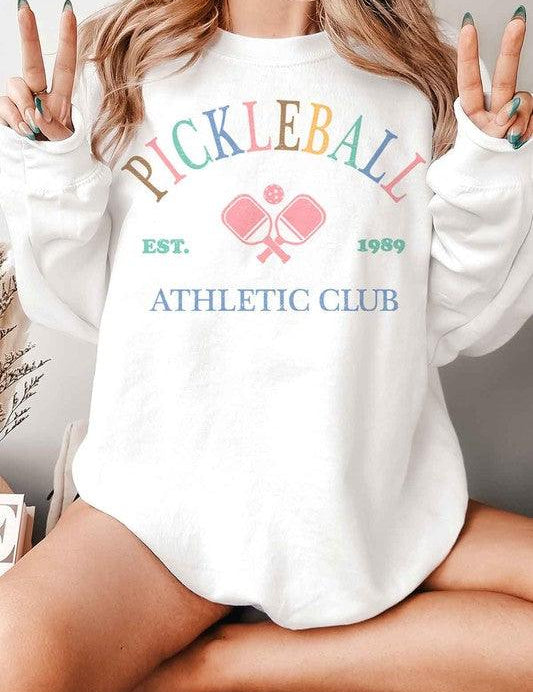 PICKLEBALL GRAPHIC SWEATSHIRT WHITE Sweatshirts