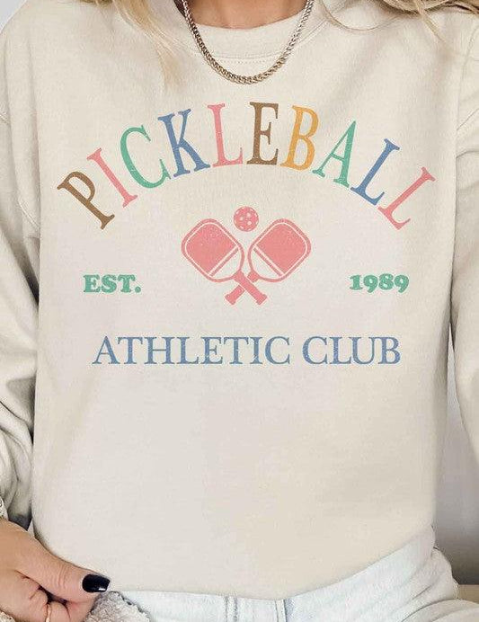 PICKLEBALL GRAPHIC SWEATSHIRT SAND Sweatshirts