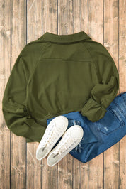 Half Zip Long Sleeve Sweatshirt | Sweatshirts Daverri Fashions