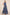 Lime 'N' Chili Abstract Halter Neck Tie-Waist Tiered Maxi Dress NAVY COMBO L