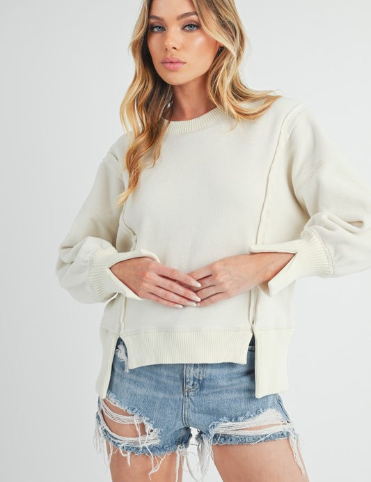 ECRU S Seana Sweater | Sweaters Daverri Fashions