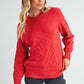 Aemi+Co Waverly Crewneck Sweater - DAVERRI FASHIONS