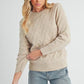 Aemi+Co Waverly Crewneck Sweater - DAVERRI FASHIONS