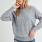 Aemi+Co Waverly Crewneck Sweater - DAVERRI FASHIONS