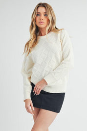 Aemi+Co Waverly Crewneck Sweater | Sweaters Daverri Fashions