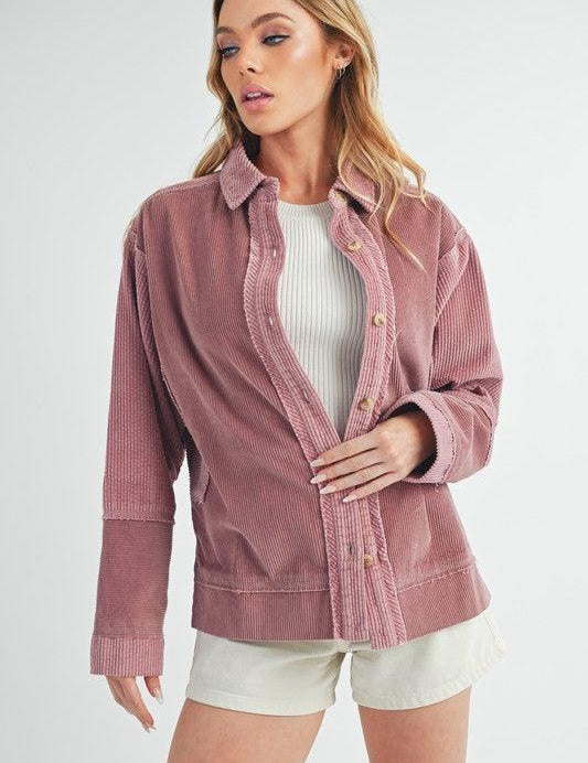 WOODROSE Aemi+Co Daphne Corduroy Jacket | Jackets Daverri Fashions