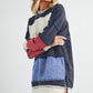Aemi+Co Rugby Color Block Stripe Sweatershirt Sweatshirts