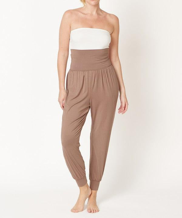 Bamboo Yoga Jogger Pants MOCHA XL