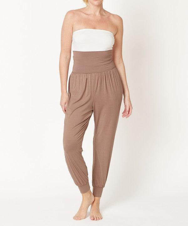 Bamboo Yoga Jogger Pants MOCHA XL