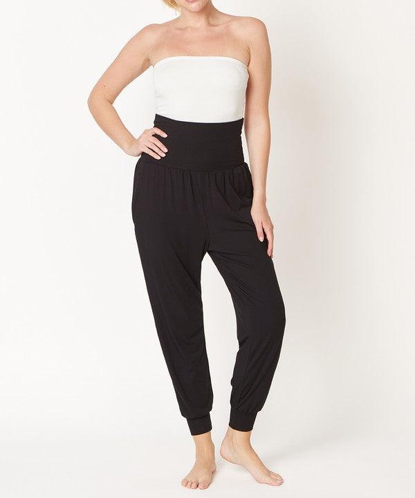 Bamboo Yoga Jogger Pants BLACK