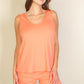 Basic Comfy Tank Top Mini Casual Shorts Set Flamingo Short Sets