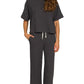Zenana Raised Rib Short Sleeve Tee & Pants Set - DAVERRI FASHIONS