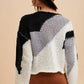 Annie Wear Color Block Drop Shoulder Sweater - DAVERRI FASHIONS