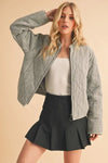 Kendl Quilted Jacket - DAVERRI FASHIONS