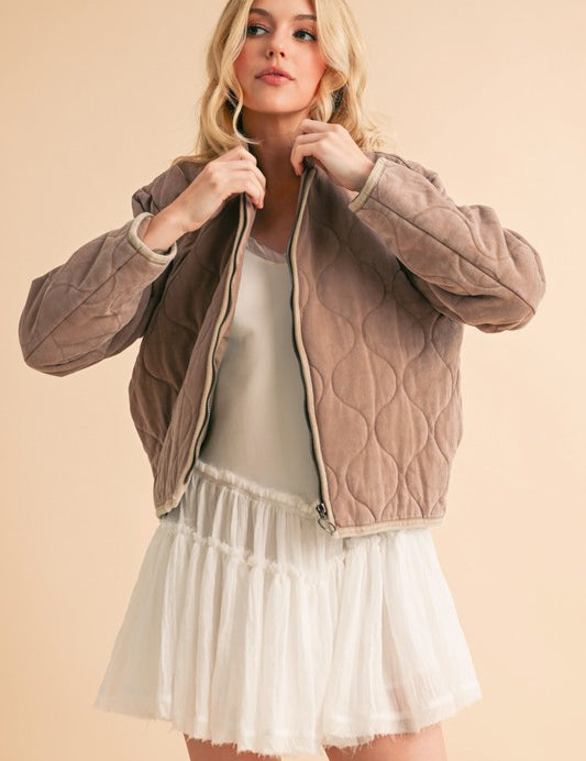 BROWN S Kendl Quilted Jacket | Jackets Daverri Fashions