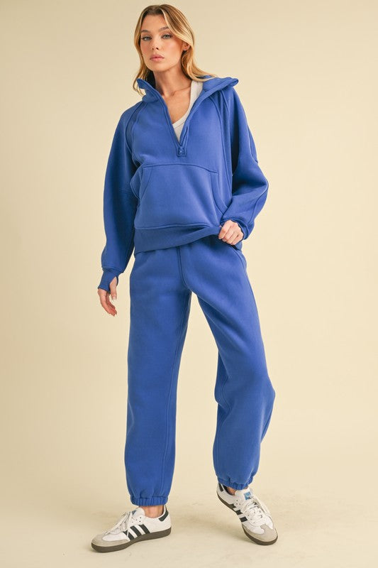 Aemi+Co Rani Jogger Sweatpants COBALT S Sweatpants