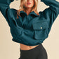 Carter Pullover TEAL S Tops