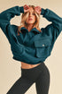 Carter Pullover TEAL S Tops