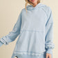 Deb Washed Hoodie SKY S