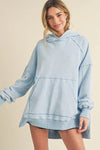 Deb Washed Oversized Hoodie - DAVERRI FASHIONS