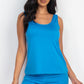 Basic Comfy Tank Top Mini Casual Shorts Set IBIZA BLUE Short Sets