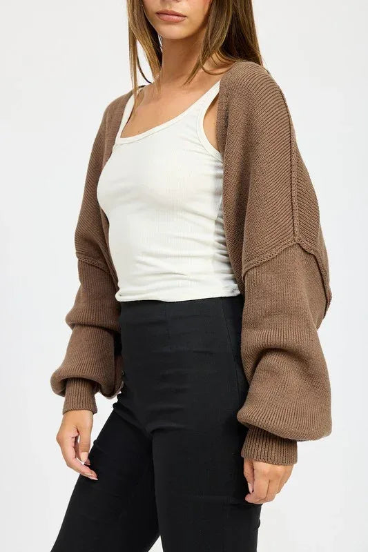 OVERSIZED SHRUG CARDIGAN - DAVERRI FASHIONS