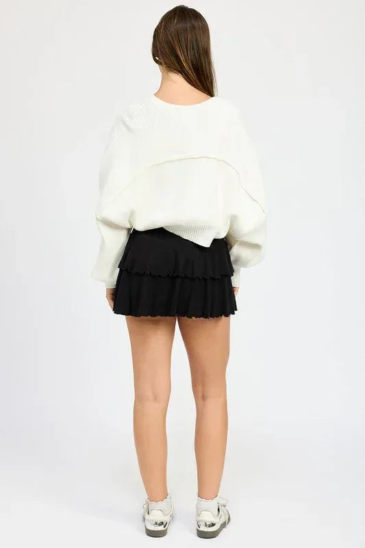 OVERSIZED SHRUG CARDIGAN - DAVERRI FASHIONS