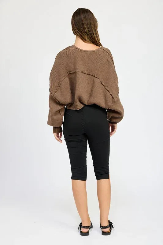 OVERSIZED SHRUG CARDIGAN - DAVERRI FASHIONS