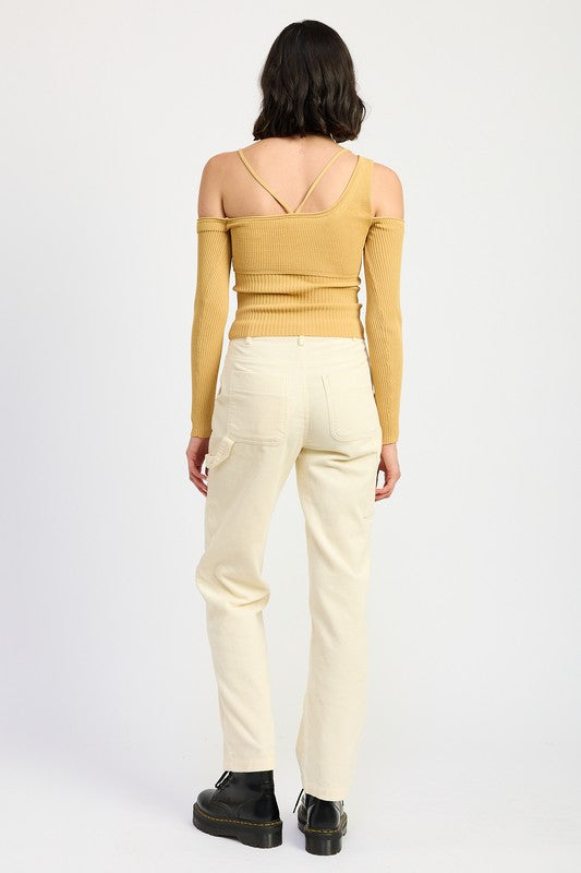 CORDUROY FULL PANTS WITH POCKETS | Pants Daverri Fashions