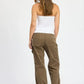 CORDUROY FULL PANTS WITH POCKETS - DAVERRI FASHIONS