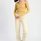 CORDUROY FULL PANTS WITH POCKETS - DAVERRI FASHIONS