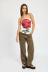 CORDUROY FULL PANTS WITH POCKETS - DAVERRI FASHIONS