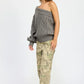 OVERSIZED ONE SHOULDER SWEATER - DAVERRI FASHIONS