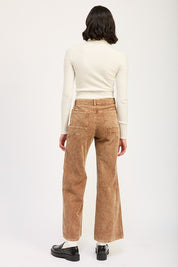 DISTRASSED CORDUROY PANTS | Pants Daverri Fashions