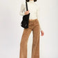 DISTRASSED CORDUROY PANTS - DAVERRI FASHIONS