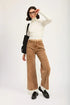 DISTRASSED CORDUROY PANTS - DAVERRI FASHIONS