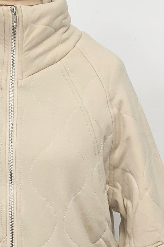 Aemi+Co Darla Quilted Jacket OAT Jackets