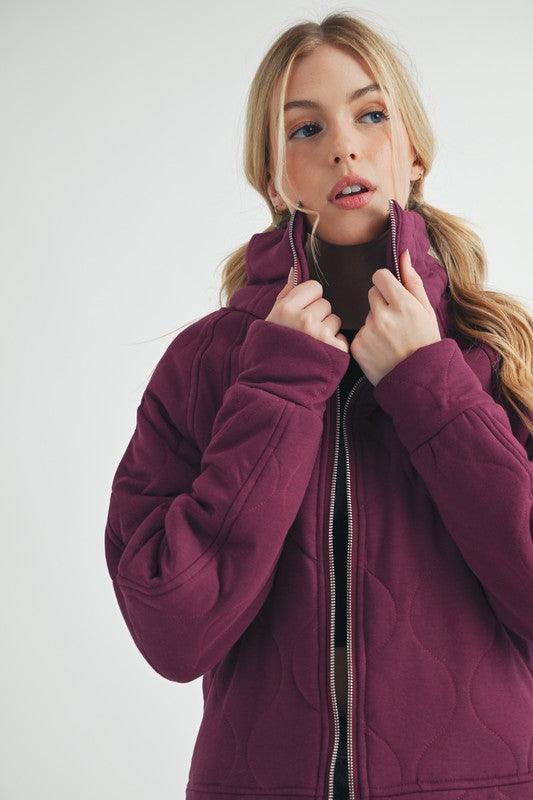 Aemi+Co Darla Quilted Jacket - DAVERRI FASHIONS