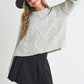 Relaxed Fit Adela Cable Knit Sweater Sweaters