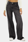 High Waist Wide Leg Jeans - DAVERRI FASHIONS