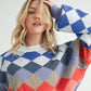 Aemi + Co Crewneck Raglan Sleeve Pullover Sweater Sweaters