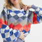 Aemi + Co Crewneck Raglan Sleeve Pullover Sweater Sweaters
