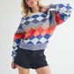 Aemi + Co Crewneck Raglan Sleeve Pullover Sweater Sweaters