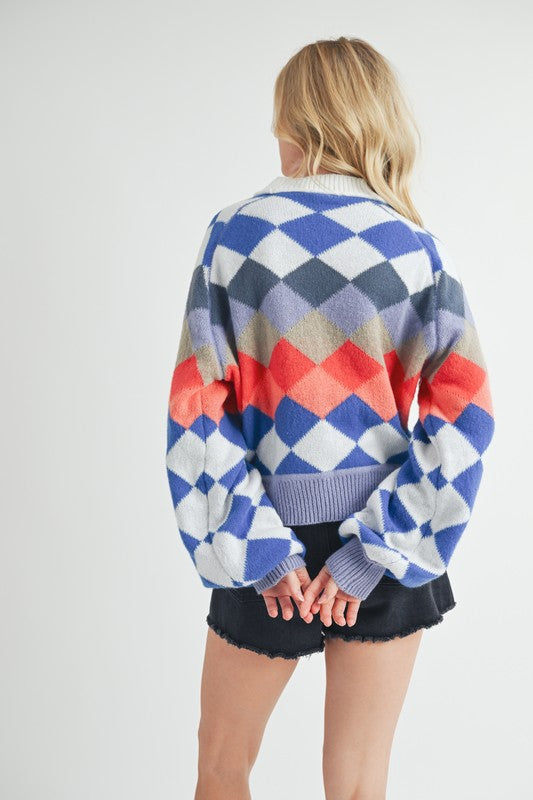 Aemi + Co Crewneck Raglan Sleeve Pullover Sweater Sweaters