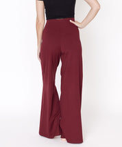 Bamboo Wide Leg Ponte Pants Pants