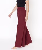 Bamboo Wide Leg Ponte Pants Pants